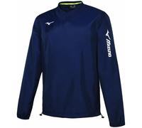 Mizuno Veste de pluie Sendai Trad Homme Bleu marine M