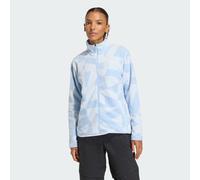 Veste molleton zip intégral imprimé Terrex Multi Glow Blue / Crystal Sky L