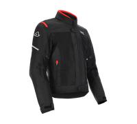 Acerbis Ruby, veste textile imperméable M Noir/Rouge Noir/Rouge