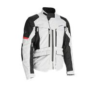Acerbis X-Rover veste textile de moto imperméable, noir-gris-rouge, taille L