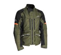 Acerbis X-Rover veste textile de moto impermÃ©able, vert-orange, taille XL
