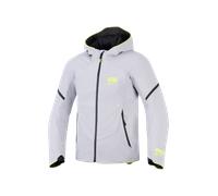Alpinestars Aeroshell WP, veste textile imperméable S Gris Clair/Noir/Jaune Néon Gris Clair/Noir/Jaune Néon