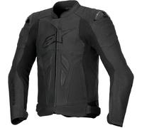 Veste Moto Alpinestars En Cuir Dusk Airflow - Noir/Noir 31005251100