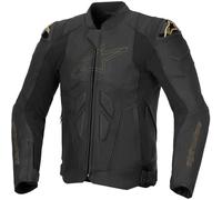 Veste Moto Alpinestars En Cuir Dusk - Noir/Laser 31004251478