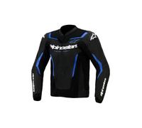 Alpinestars Veste en cuir GP Force V2 Airflow – perforée – Noir/Bleu/Blanc 58