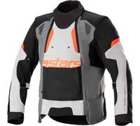 Veste Moto Alpinestars Halo Drystar® - Gris Foncé/Gris Glacé/Noir 320482