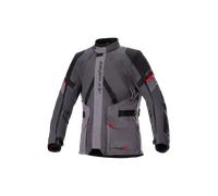 Alpinestars Monteira Drystar® XF Veste textile de moto imperméable, gris-rouge, taille M