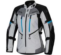 Veste Moto Alpinestars Stella Bogota' Pro Drystar - Gris Glacé/Noir/Cyan
