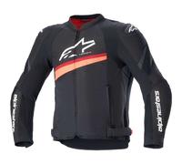 Veste Moto Alpinestars T-GP Plus R V4 Airflow - Noir/Rouge Fluo 33006241030