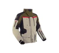 Bering Freeway, veste textile imperméable 3XL Beige/Olive/Noir Beige/Olive/Noir