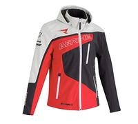 Veste moto Bering Softshell Racing gris rouge blanc Taille XL