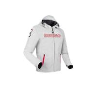 Veste Moto Bering Warwick Gris clair/RougeL Gris clair,Rouge