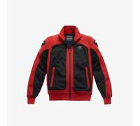 Veste Moto Estivale Blauer EASY AIR PRO Rouge Avec Membrane Imperméable