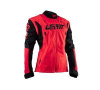 Veste Moto Estivale LEATT Moto 4.5 Lite Rouge Noir Gris Imperméable
