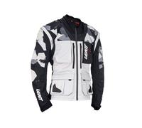 Veste Moto Estivale LEATT Moto 5.5 Enduro Forge Blanc Noir Imperméable