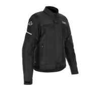 Acerbis Ruby, veste textile imperméable pour femmes L Noir Noir