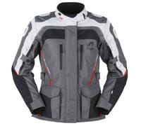 Furygan Apalaches, veste textile femme imperméable S Noir/Gris/Rouge Noir/Gris/Rouge