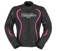 Veste moto femme Furygan Odessa - noir/blanc/rose - L L
