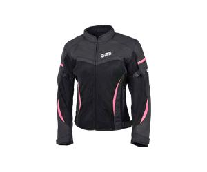 Veste Moto Femme GMS Tara Mesh Noir/RoseS Noir,Rose