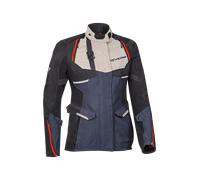 Veste Moto Femme Ixon Eddas Beige/Bleu/NoirXS Beige,Bleu,Noir