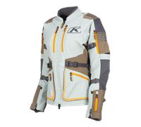 Klim Sedona, veste textile femme M Gris Clair/Gris Foncé/Marron Gris Clair/Gris Foncé/Marron