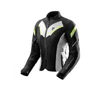Veste Moto Femme REBELHORN HIFLOW V 3 Niveaux Noir/Gris/Jaune Fluo