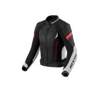 Veste Moto Femme REV'IT! Xena 4 Blanc/Rouge Néon40 Blanc,Rouge Néon