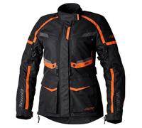 RST Maverick Evo, veste textile imperméable pour femmes XS Noir/Orange Noir/Orange