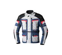 RST Pro Adventure-X, veste textile imperméable pour femmes XXL Gris Clair/Bleu/Rouge/Noir Gris Clair/Bleu/Rouge/Noir