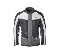 GMS Twister Neo veste textile de moto imperméable, Noir/Gris/Blanc, Taille 5XL