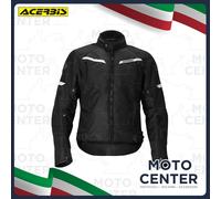 Acerbis X-Street, veste textile imperméable L Noir Noir