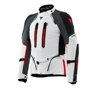 Dainese Super Adventure Absøluteshell, veste textile D-Dry 56 Gris Clair/Gris/Rouge Gris Clair/Gris/Rouge