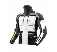 Veste Moto 4 Saisons Homme REBELHORN CUBBY V Noire/Grise/Jaune Fluo