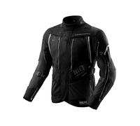 Rebelhorn Hardy 3.0 Veste textile moto imperméable, noir, Taille 8XL