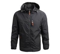 Veste Moto Homme Vestes Mi Saison des années 70 Blousons de travail d'extérieur Manteaus en softshell coton grande taille zippée Manteau d'hiver décontracté aviateur loisirs parka