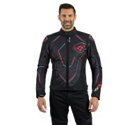 Veste Moto Ixon Demoniak Noir/RougeXXL Noir,Rouge