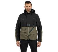 Ixon Etna Veste textile imperméable à l’eau pour moto, noir-brun, taille S pour homme