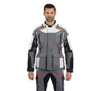 Veste Moto Ixon Midgard Gris/Noir/RougeXL Gris,Noir,Rouge
