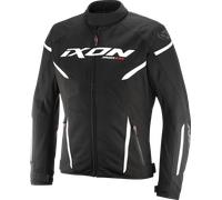 Ixon Striker 2 Air WP Veste textile de moto imperméable, noir-blanc, taille L pour homme