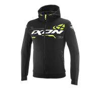 Ixon Touchdown Ultra Veste textile moto, Noir/Blanc/Jaune, Taille L