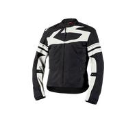 IXS Rapid-STX 2.2 Veste textile moto imperméable, Noir/gris clair, Taille S
