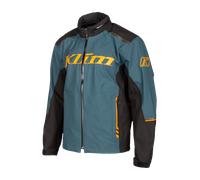 Klim Enduro S4, veste textile imperméable S Pétrole/Noir/Orange Pétrole/Noir/Orange