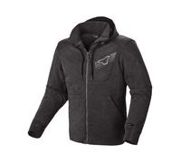 Macna District Motorrad Textiljacke, Gris foncé, Taille S