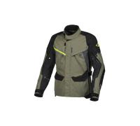 Macna Mundial, veste textile imperméable 3XL Gris Foncé/Jaune Néon/Noir Gris Foncé/Jaune Néon/Noir