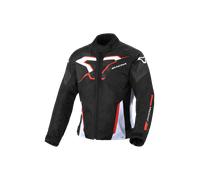 Macna Veste textile Tazar 2.0 imperméable pour femme XL Noir/Blanc/Rouge