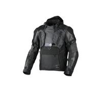 Macna Tryton NightEye Veste de moto imperméable en cuir/textile, noir, taille L pour homme