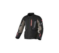 Macna Ultimax 2.0 Veste textile de moto imperméable, noir-gris-rouge, taille S pour homme