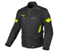 Veste Moto Macna Valture Homme Jaune Fluo, Noir