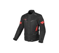 Macna Vaulture, veste textile imperméable XXL Noir/Rouge Noir/Rouge