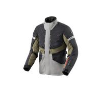 REV'IT! Veste textile moto Neptune 3 GTX imperméable noir-gris-vert Taille M homme